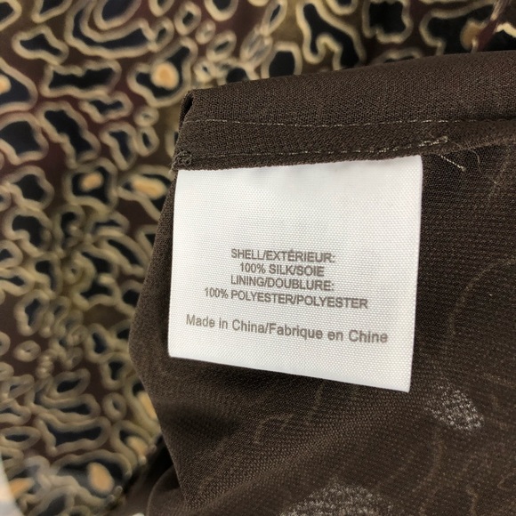 Tory Burch | 100% Silk Lined Tank with Tie Back - Picture 3 of 5